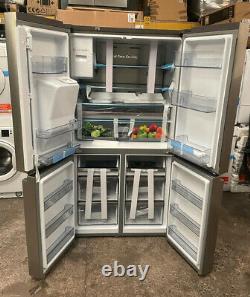 Hisense RQ760N4AIF 91cm Frost Free American Fridge Freezer Stainless Steel New