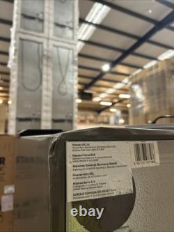 Hisense RQ768N4GBE 91cm Cross Door Black Glass American Fridge Freezer