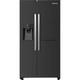 Hisense Rs694n4bbe 91cm Frost Free American Fridge Freezer Black E Rated