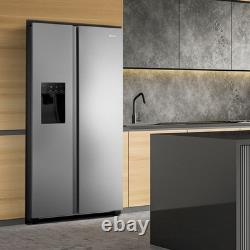 Hisense RS694N4TZE 91cm Frost Free American Fridge Freezer Stainless Steel E