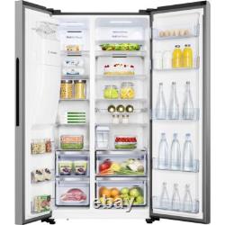 Hisense RS694N4TZE 91cm Frost Free American Fridge Freezer Stainless Steel E