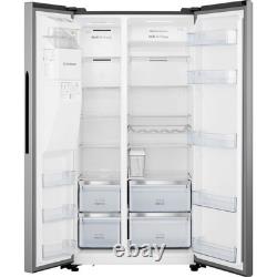 Hisense RS694N4TZE 91cm Frost Free American Fridge Freezer Stainless Steel E
