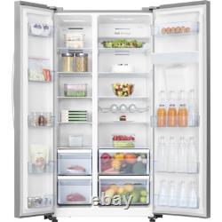 Hisense RS741N4WCE 91cm Frost Free American Fridge Freezer Stainless Steel E