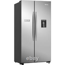 Hisense RS741N4WCE 91cm Frost Free American Fridge Freezer Stainless Steel E