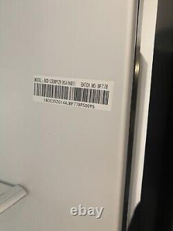 Hisense american fridge freezer black