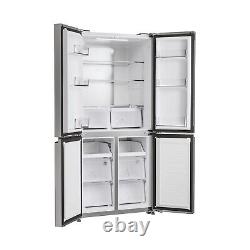 Hoover 467 Litre Four Door Freestanding Fridge Freezer Silver HHCR3818ENPL