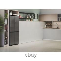 Hoover 467 Litre Four Door Freestanding Fridge Freezer Silver HHCR3818ENPL