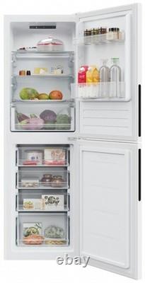Hoover Freestanding Fridge Freezer White, Low Frost with LED HVT3CLECKIHW Hoover Freestanding Fridge Freezer White, Low Frost with LED HVT3CLECKIHW