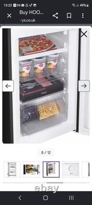 Hoover HOCH1T518EBK No Frost Fridge Freezer Black 2 Door Freestanding 54cm