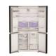 Hotpoint 565 Litre Four Door American Fridge Freezer Dark Inox Hpgf6564xk4uk