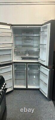 Hotpoint No Frost American Style Multi-Door Fridge Freezer silver HQ9IMO1LUK