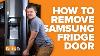 How To Remove The Left Door On Samsung French Door Refrigerator