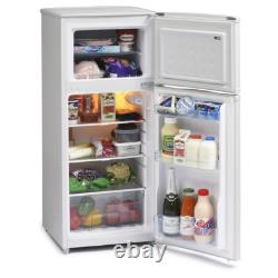 IceKing 48cm 117L Top Mount Fridge Freezer 80/20 White FF115EW