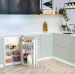 IceKing White 55cm Freestanding Under Counter Fridge with Freezer Box RHK551WE