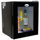 Iceq 24 Ltr Black Glass Door Mini Bar Fridge With Lock, Hotels, B&b, Bedrooms