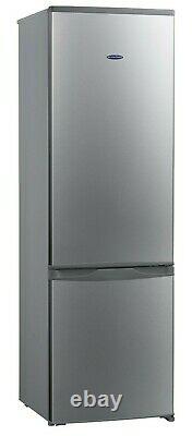 Iceking IK20569SE Freestanding Tall Fridge Freezer 55cm Silver Fridge Freezer