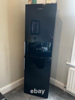 Indesit Black Freestanding Fridge-Freezer indegst, 2 Doors, 54cm Wide, Used