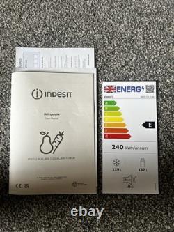 Indesit Black Freestanding Fridge-Freezer indegst, 2 Doors, 54cm Wide, Used