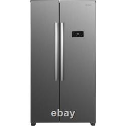 Indesit INGF 6441 XP4UK 91cm Frost Free American Fridge Freezer Inox E Rated