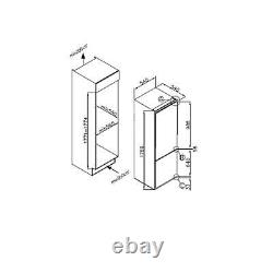 Integrated Frost Free Fridge Freezer In White, Built-in 70/30 Split SIA RFF101