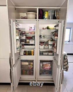 Integrated Pair Of Fridge Freezer Ikea Effektul With Cabinetry
