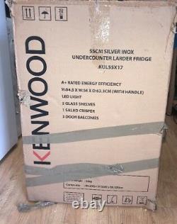 KENNWOOD KUL55X17 Undercounter Fridge A+ reversible Doors Inox / Stainless Steel