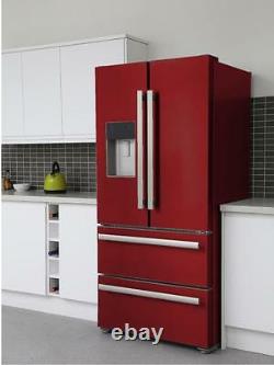 KFD4952XD American Style Four Door Fridge Freezer Bespoke cranberry red