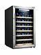 Kalamera Wine Refrigerator 50 Bottle Compressor Stainless Steel Door Krc52ass