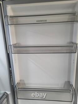 Kenwood Freestanding Fridge Freezer Silver 2 Door Frost Free LED 183x60cm