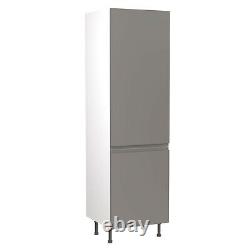 Kitchen Kit Cabinets J-Pull Tall Units Matt Dust Grey Handleless Door Soft Close