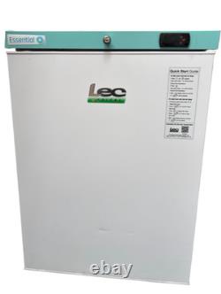 LEC Medical Fridge with Freezer Compartment. Lockable & Alarmed. Under Counter