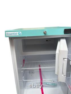 LEC Medical Fridge with Freezer Compartment. Lockable & Alarmed. Under Counter