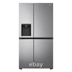 LG 635 Litre American Fridge Freezer Steel GSLV70PZTF