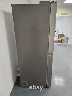 LG American Fridge Freezer Freestanding Steel ThinQ 635L GSLV70PZTF, Grade C