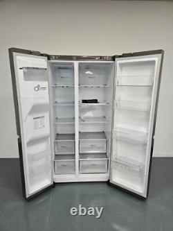 LG American Fridge Freezer Freestanding Steel ThinQ 635L GSLV70PZTF, Grade C