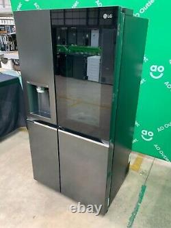 LG American Fridge Freezer Non-Plumbed Black E Rated GSXV91MCAE #LF85232