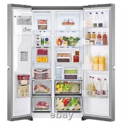 LG American Style Fridge Freezer NatureFRESH GSLV71PZTD Shiny Steel