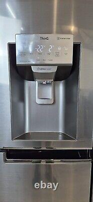 LG DoorCooling+ GML844PZKV Multi Door Fridge Freezer Shiny Steel 570 Litres