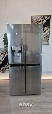 LG DoorCooling+ GML844PZKV Multi Door Fridge Freezer Shiny Steel 570 Litres