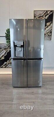 LG DoorCooling+ GML844PZKV Multi Door Fridge Freezer Shiny Steel 570 Litres