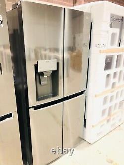 LG DoorCooling GML844PZKV Slim Multi-Door Fridge Freezer, 506L, Shiny Steel