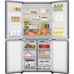 LG Electronics GMB844PZ4E 530L 84cm Four Door American Fridge Freezer Silver