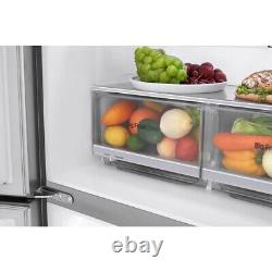 LG Electronics GMB844PZ4E 530L 84cm Four Door American Fridge Freezer Silver