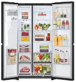 LG GSJC40EPPE Door In Door American FridgeFreezer With Ice & Water BLACK STEEL