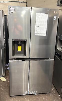 LG GSLV71PZTF NatureFRESH American-Style Smart Fridge Freezer Shiny Steel New