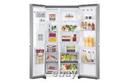 LG GSLV71PZTF NatureFRESH American-Style Smart Fridge Freezer Shiny Steel New