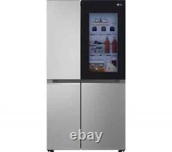 LG GSVV80PYLL Instaview Wifi Connected Frost Free American Fridge Freezer Silver