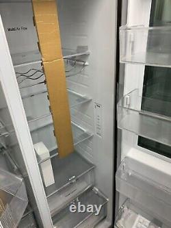 LG GSVV80PYLL Instaview Wifi Connected Frost Free American Fridge Freezer Silver