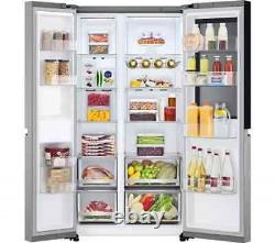 LG GSVV80PYLL Instaview Wifi Connected Frost Free American Fridge Freezer Silver