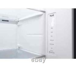 LG GSVV80PYLL Instaview Wifi Connected Frost Free American Fridge Freezer Silver